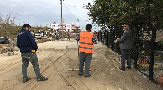 AYVACIK'TA ÜST YAPI ÇALIŞMALARI SÜRÜYOR