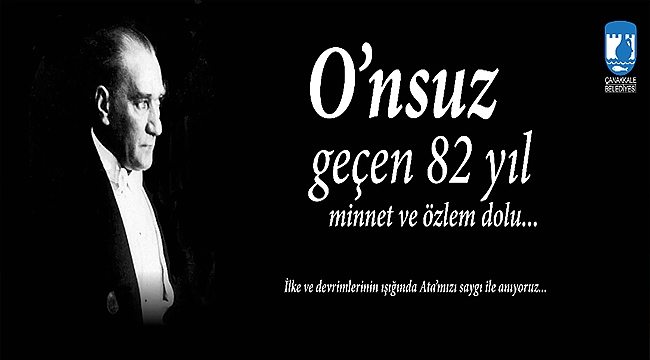 BAŞKAN GÖKHAN'IN 10 KASIM ATATÜRK'Ü ANMA MESAJI