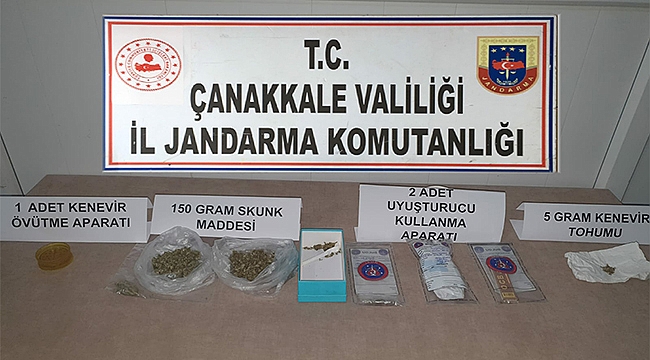 BAYRAMİÇ'TE UYUŞTURUCU OPERASYONU!