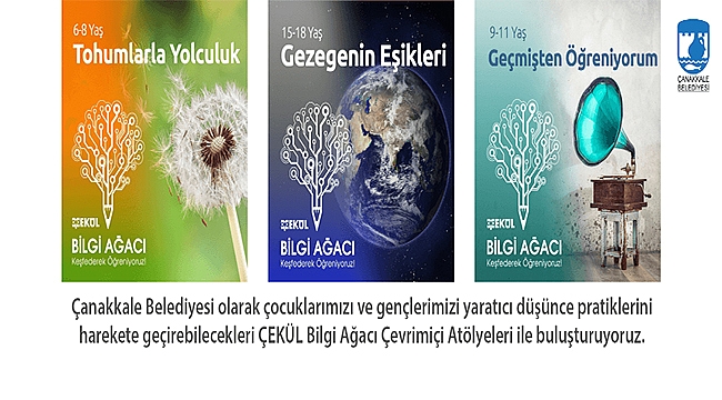 ÇOCUKLAR VE GENÇLER İÇİN ÇEVRİMİÇİ ATÖLYELER BAŞLIYOR