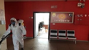 DEZENFEKTE ÇALIŞMALARI SÜRÜYOR