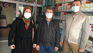 Emin Görgün'den Etili'deki esnaflara ziyaret!