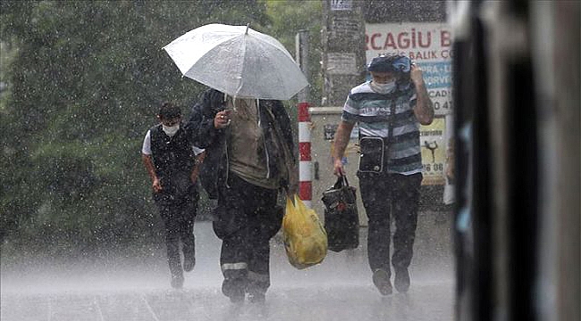 METEOROLOJİ'DEN SAĞANAK YAĞIŞ UYARISI!