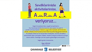 SEVDİKLERİMİZ İLE AKTİVİTELERİMİZE A-R-A VERİYORUZ