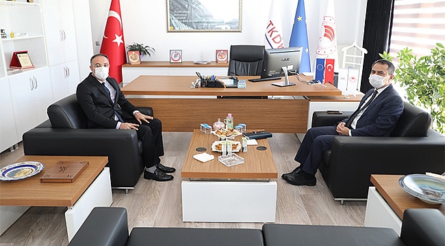 VALİ AKTAŞ, TARIM VE KIRSAL KALKINMAYI DESTEKLEME KURUMUNU ZİYARET ETTİ