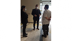 BAŞKAN BAYRAM'DAN SAĞLIK PERSONELİNE ZİYARET