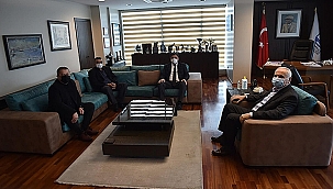 BAŞKAN GÖKHAN KONUKLARINI AĞIRLADI