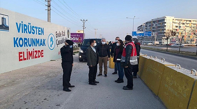 VALİ AKTAŞ, UYGULAMA NOKTALARINDA SOKAĞA ÇIKMA YASAĞINI DENETLEDİ