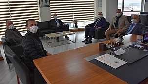 BAŞKAN GÖKHAN'DAN KEPEZ BELEDİYE BAŞKANI ARSLAN'A İADE-İ ZİYARET