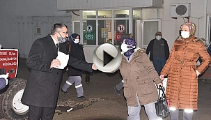 BAŞKAN ÖZ'DEN EMEKÇİLERE ÇORBA İKRAMI