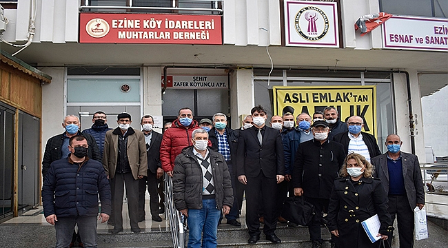 ÇANAKKALE İŞKUR, EZİNE'DEKİ KÖY MUHTARLARIYLA İSTİHDAM TOPLANTISINDA BİR ARAYA GELDİ 