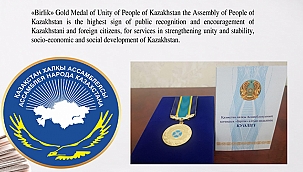 ÇOMÜ'YE BİR MADALYA DA KAZAKİSTAN'DAN