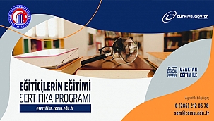 EĞİTİCİLERİN EĞİTİMİ SERTİFİKA PROGRAMI BAŞLADI