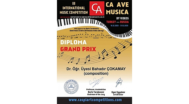 GRAND PRİX ÖDÜLÜ ÇOMÜ'NÜN