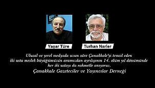 İKİ BÜYÜK USTAYI RAHMETLE ANIYORUZ