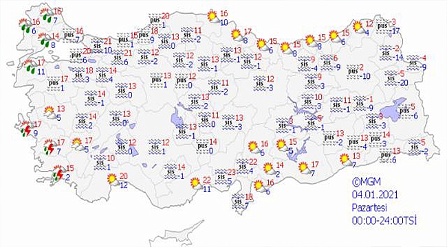 METEOROLOJİ'DEN SAĞANAK YAĞIŞ UYARISI!