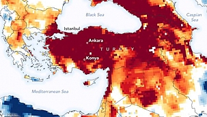 NASA, TÜRKİYE'DEKİ KURAKLIKLA İLGİLİ HARİTA YAYINLADI!