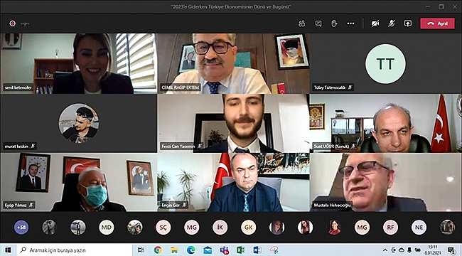 TÜRKİYE EKONOMİSİNİN DÜNÜ VE BUGÜNÜ KONFERANSI GERÇEKLEŞTİRİLDİ