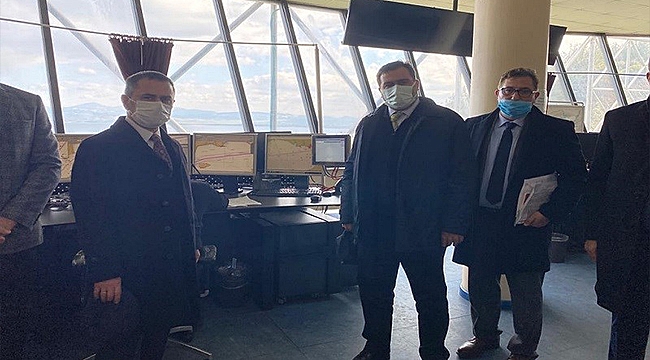 VALİ AKTAŞ, GEMİ TRAFİK HİZMETLERİ MERKEZİNDE İNCELEMELERDE BULUNDU