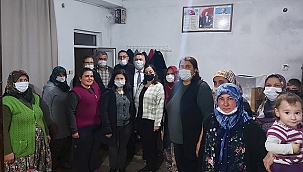 BAŞKAN BAYRAM'DAN ÜRETEN KADINLARA ZİYARET