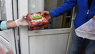 BAYRAMİÇ BÖLGESİNİN ELMALARI İHTİYAÇ SAHİPLERİYLE BULUŞUYOR