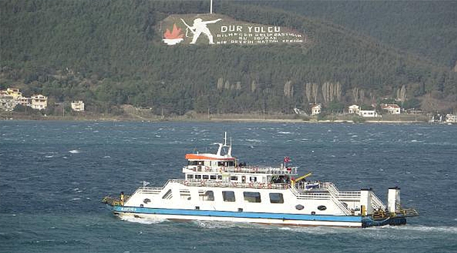 FERİBOT SEFERLERİNE FIRTINA ENGELİ!