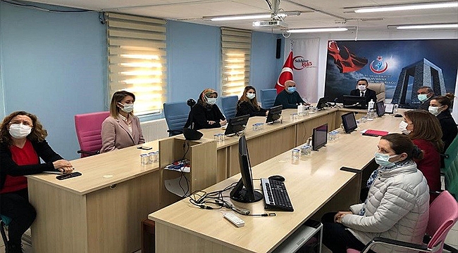 KORONAVİRÜSE KARŞI ALINAN TEDBİRLER DEĞERLENDİRİLDİ