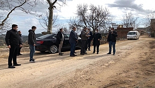 VALİ AKTAŞ, AYVACIK İLÇESİ AHMETÇE KÖYÜ'NDE İNCELEMELERDE BULUNDU