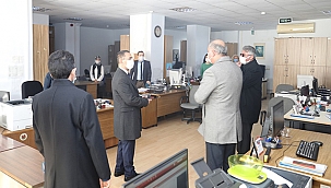 VALİ AKTAŞ, ÇANAKKALE VERGİ DAİRESİ MÜDÜRLÜĞÜNÜ ZİYARET ETTİ