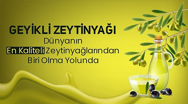 GEYİKLİ ZEYTİNYAĞI DÜNYANIN EN KALİTELİ ZEYTİNYAĞLARINDAN BİRİ OLMA YOLUNDA