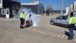 KEPEZ'DE İLAÇLAMA ÇALIŞMALARI YAPILDI