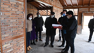 BAŞKAN GÖKHAN DENİZ VE ÇEVRE YAŞAM MERKEZİ ÇALIŞMALARINI İNCELEDİ