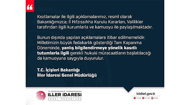 İÇİŞLERİ BAKANLIĞI'NDAN ALKOL YASAĞI AÇIKLAMASI!