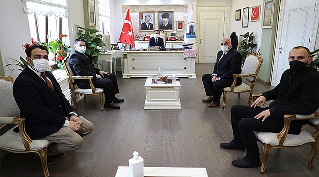 OSMANLI DİRİLİŞ OCAKLARI FEDERASYONU İL BAŞKANLIĞINDAN VALİ AKTAŞ'A ZİYARET