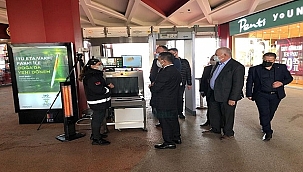 VALİ AKTAŞ AVM 'DE DENETİMLERE KATILDI..!