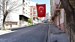 ÇAN TÜRK BAYRAKLARI İLE DONATILDI