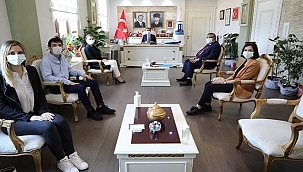 YEŞİLAY DANIŞMA MERKEZİNDEN (YEDAM) VALİ AKTAŞ'A ZİYARET