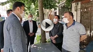 BAŞKAN MAKASIN ZİYARETİNDE İLK DURAK ADANIN ESNAFI OLDU