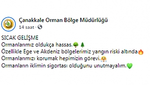 BİR YANGIN DAHA YAŞAMAYALIM