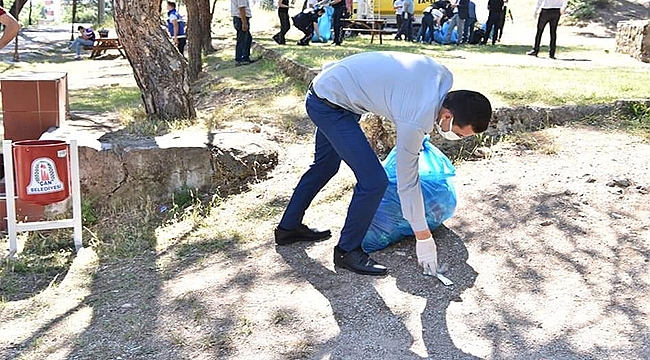 'ÇAN BELEDİYESİ AİLESİ' DOĞAYA SAHİP ÇIKIYOR