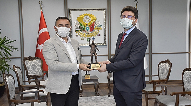 İL SAĞLIK MÜDÜRÜ BAŞTÜRK'TEN BAŞKAN ERDOĞAN'A ZİYARET