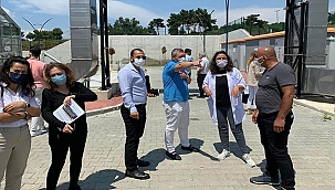 İZSU VE İSU YETKİLİLERİNDEN GÜZELYALI-DARDANOS İLERİ BİYOLOJİK ATIKSU ARITMA TESİSİNE TEKNİK ZİYARET