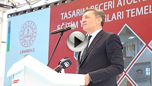 MİLLİ EĞİTİM BAKANI ZİYA SELÇUK ÇANAKKALE'DE