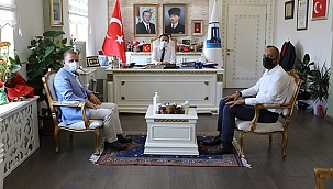 SENDİKA TEMSİLCİLERİNDEN VALİ İLHAMİ AKTAŞ'A ZİYARET