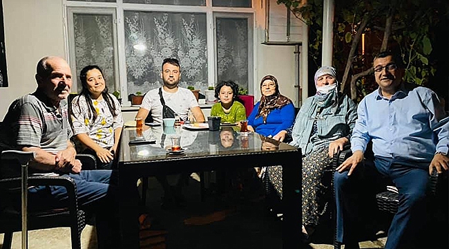 BAŞKAN ÖZ'DEN ÇAT KAPI ZİYARET!