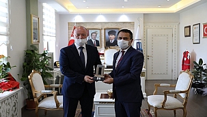 BULGARİSTAN CUMHURİYETİ İSTANBUL BAŞKONSOLOSU VASSİL VALCHEV, VALİ AKTAŞ'I ZİYARET ETTİ