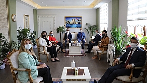 ÇANAKKALE BAROSU YENİ YÖNETİMİ VALİ AKTAŞ'I ZİYARET ETTİ