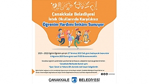 ÇANAKKALE BELEDİYESİ KARŞILIKSIZ ÖĞRENİM YARDIMI İMKÂNI SUNUYOR