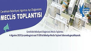 ÇANAKKALE BELEDİYESİ OLAĞANÜSTÜ TOPLANIYOR!