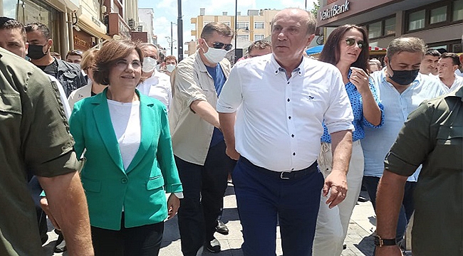 MUHARREM İNCE ÇANAKKALE ESNAFINI ZİYARET ETTİ